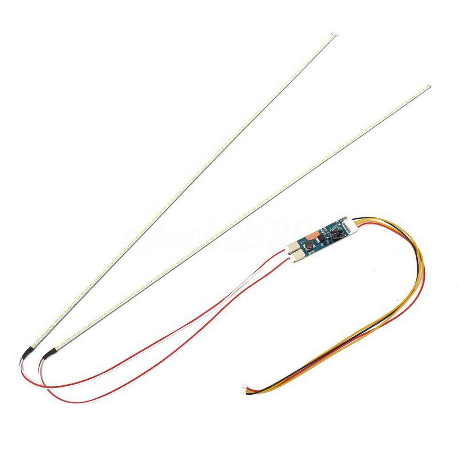 White Universal LED backlight upgrade kit for LED lights with support for 24inch 540mm