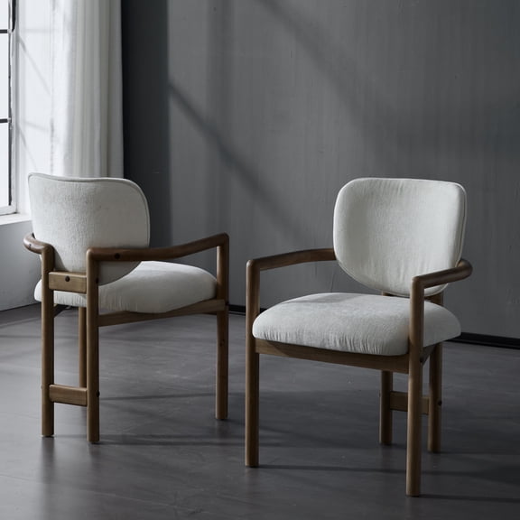 Modern Arm Chairs with King Louis Backrest / Comfortable Sitting Posture / Easy to Clean Stains