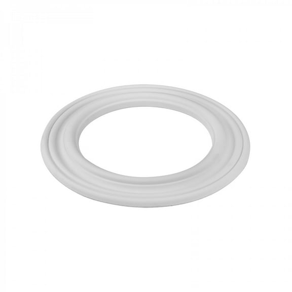 White Urethane Spot Light Trim Recessed Durable Foam 6 1/2 ID Renovator's Supply