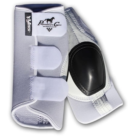 White V400 Professional Choice Ventech Slide Tec Horse Leg Skid Boots Pair Small
