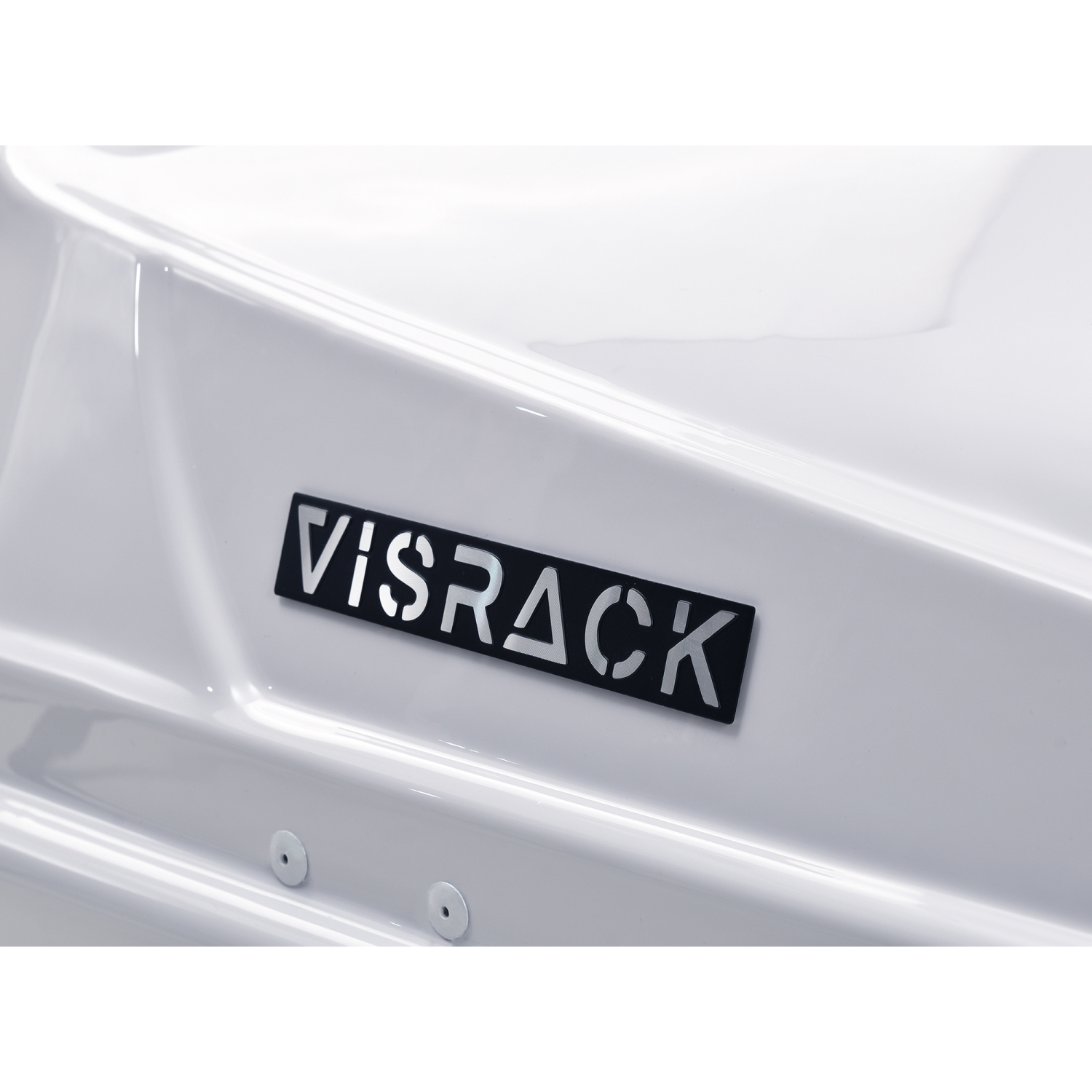 White VISRACK Hard Shell Roof Cargo Carrier with Security Keys 62 (L