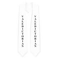 thumbnail image 1 of Endea Graduation White Valedictorian Graduation Stole/Sash with Classic Tips, 1 of 6
