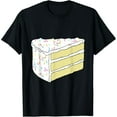 thumbnail image 1 of White Vanilla Cake Halloween Costume Food Dress Up Cosplay T-Shirt, 1 of 7