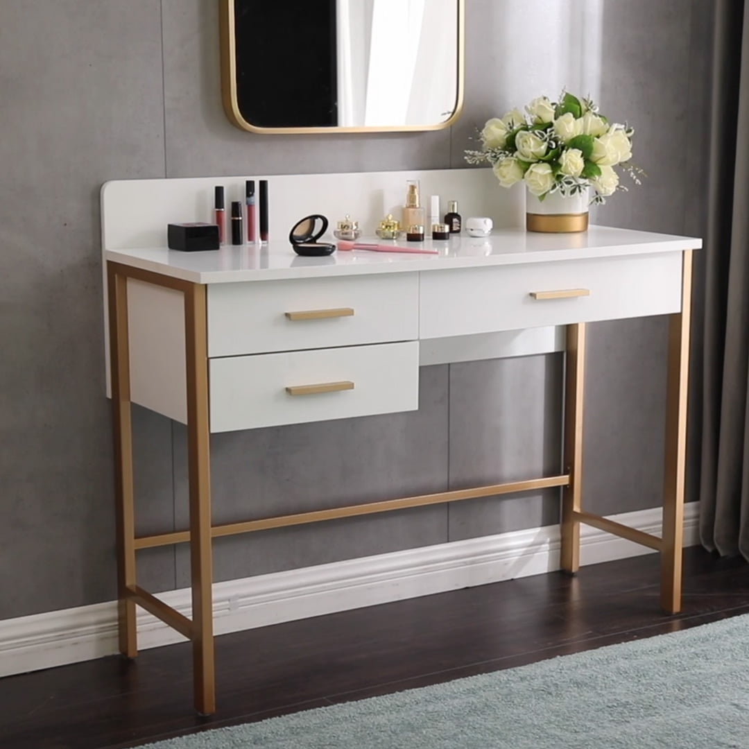 Vanity table without mirror discount