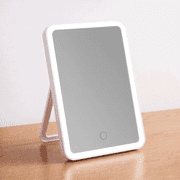 Makeup Mirror with Lights Bluetooth, Adjustable Brightness, Wireless Makeup Mirror for Desk, Dorm, Gifts for Women