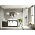 thumbnail image 1 of White Vanity With 48 In. X 22 Marble Top And Solid Wood Construction W D Bath &, 1 of 6