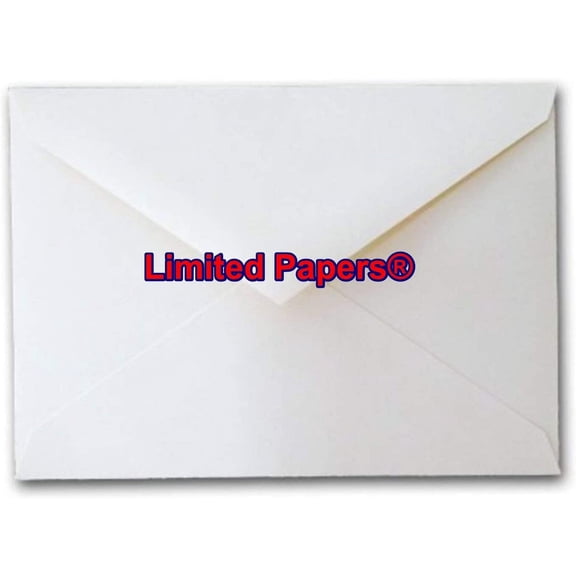White Vellum 70# 4 Bar RSVP Envelopes (500)