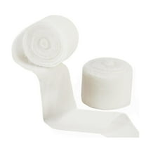 White Velvet Ribbon, 1.57 Inch White Handmade Frayed Fringe Fabric for Christmas Wreath Craft Ornaments Gift Wrapping Decor, 1 Rolls 10 Yard Decoration Ribbon