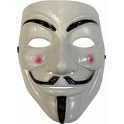 White Anonymous Guy Vendetta Mask Costume Accessory