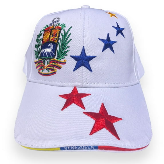 White Venezuelan Hat | Gorra Blanca de Venezuela + Foto de Venezuela