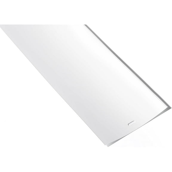 White Vertical Blinds Replacement Slats, for Doors and Windows. Easy Install Standard Replacement, 82.5 Long (2)