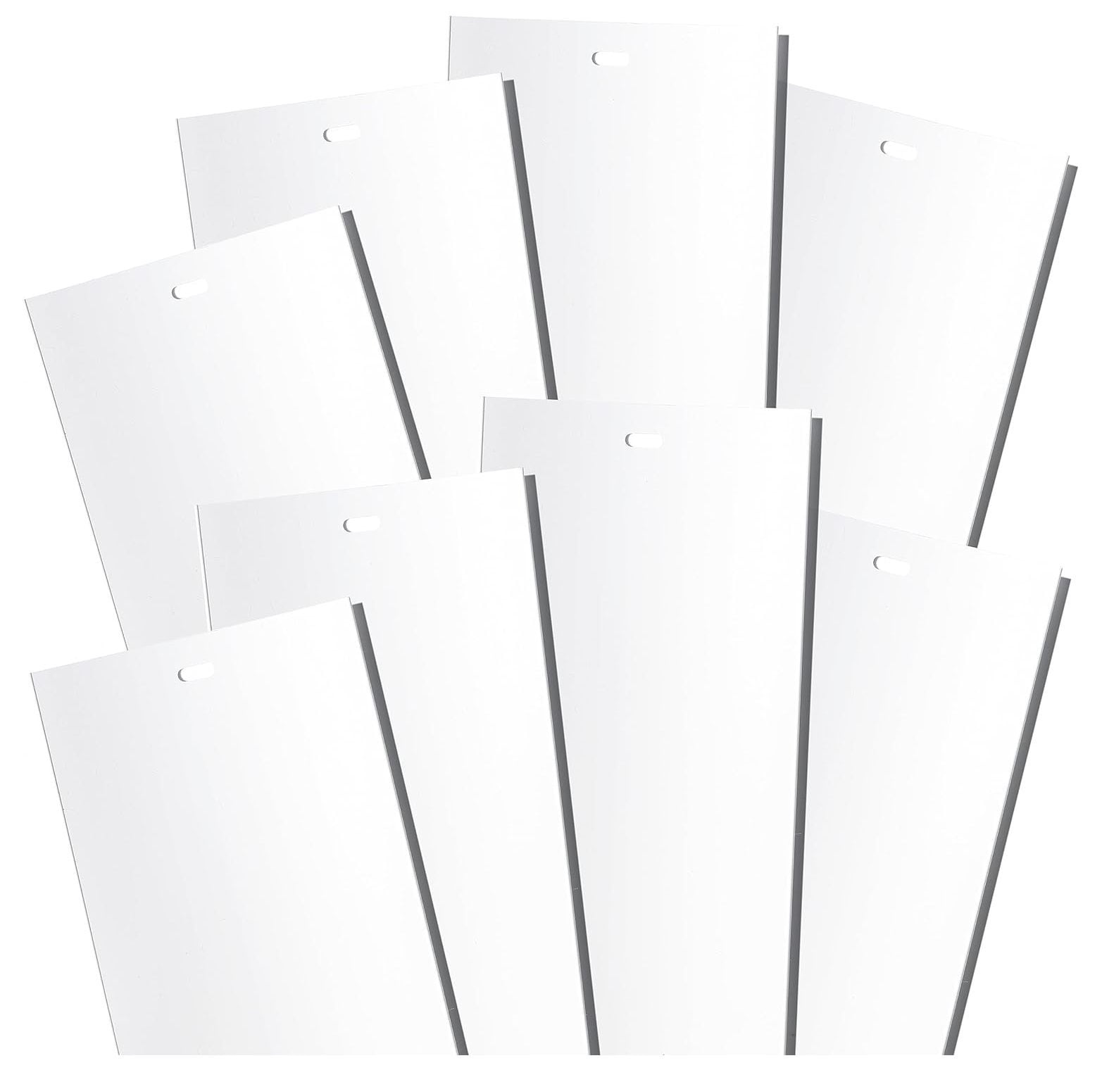 White Vertical Blinds Replacement Slats, for Doors and Windows. Easy