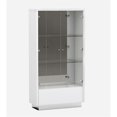 thumbnail image 1 of White Vetrine Cabinet - 68 x 14 x 50 in., 1 of 1