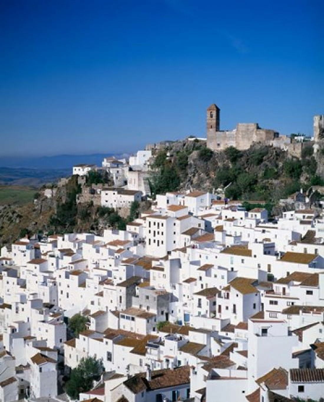 White Village of Casares Andalusia Spain Canvas Art - Paul Thompson  DanitaDelimont (29 x 36)