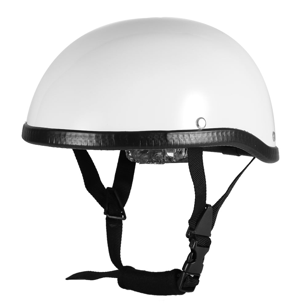 White Vintage Style Motorcycle Helmet Men Summer Half Face Helmet Electric bike helmet men's motorbike head