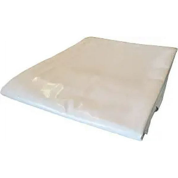White Vinyl Tarp 13oz Industrial Grade Tarps (Choose Size) (18'x30')