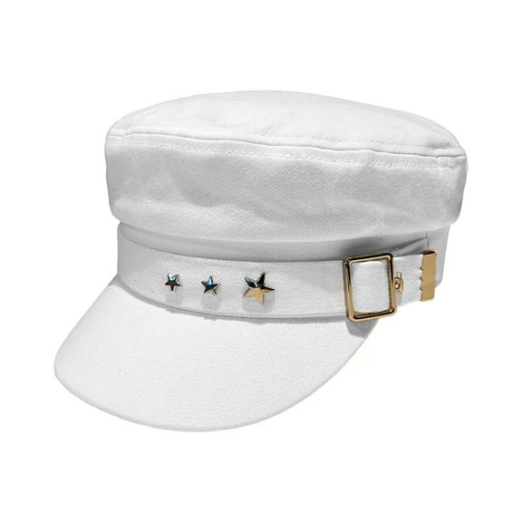 White Visors Chauffeur Hat for Men and Women Limousine Hat for Limo Or Taxi Driver Costumes Hat Classic Sailor Hats Stylish Peaked Hat Women