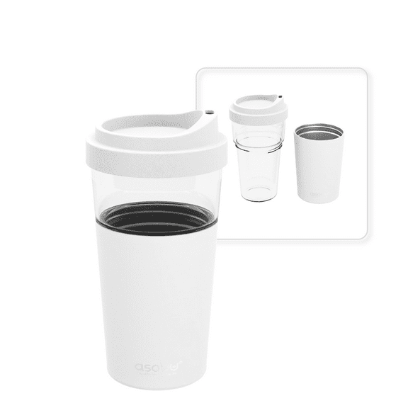 White Vista Tumbler by ASOBU