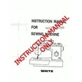 thumbnail image 1 of White W1632-W1788 Sewing Machine/Embroidery/Serger Owners Manual Reprint, 1 of 1