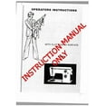 thumbnail image 1 of White W690 Sewing Machine/Embroidery/Serger Owners Manual Reprint, 1 of 1