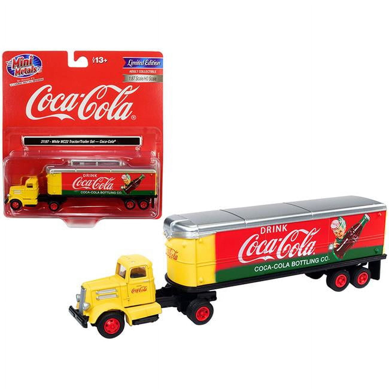 Classic Metal Works 31188 WC22 Tractor Trailer Coca-Cola 1 by 87