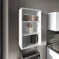 thumbnail image 1 of White Wall Cabinet, 3 Shelves, 36" Height / Create a Functional Kitchen, 1 of 4