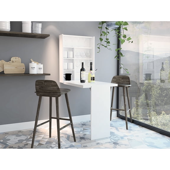 White - Wall - Foldable Storage - Library - Keep Books