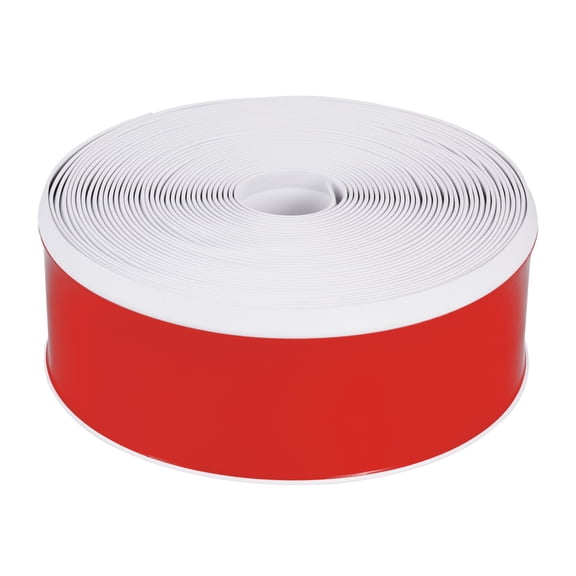 White Wall Molding Trim 4 Inch x 60 Feet, Wall Base Baseboard Molding Trim Flexible Self Adhesive Rubber Wall Base Moulding Trim Peel and Stick Design Home Decoration Skirting Baseboard