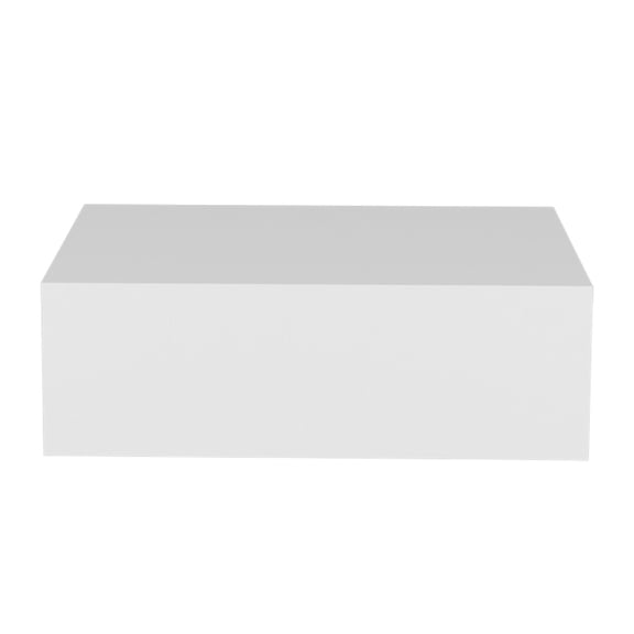 White Wall - Mounted Bedroom Nightstand / Organize Your Stuff / Maximize Room Area