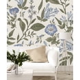 thumbnail image 1 of White Wallpaper with Wildflowers, 1 of 3