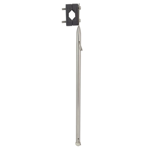 White Water 02917S Stainless Steel Rail Mount Boat Pulpit Staff