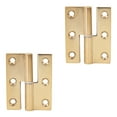 thumbnail image 1 of White Water 2032HB-R Brass Take Apart Hinge 1-1/2" x 2", Right (Pair), 1 of 2