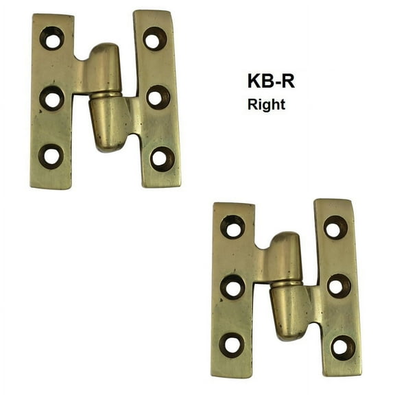 White Water 2032KB-R Brass Take Apart Knuckle Hinge