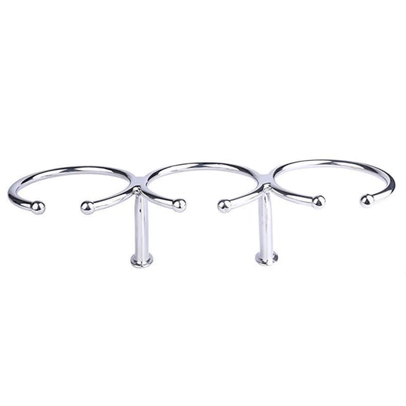 White Water 56224S Stainless Steel Ring Cup Drink Holder, 3 Cups