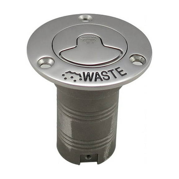 White Water 6002SEU-FT Stainless Flip Tab Steel Deck Fill, Waste 1-1/2"