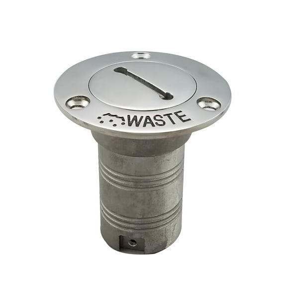 White Water 6002SEU Stainless Deck Fills with Color Text, Black