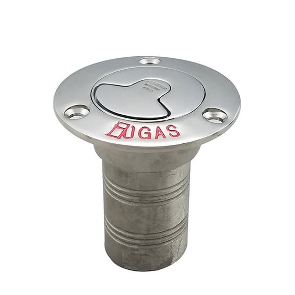 White Water 6007SEU-FT Stainless Flip Tab Steel Deck Fill, Gas 2"