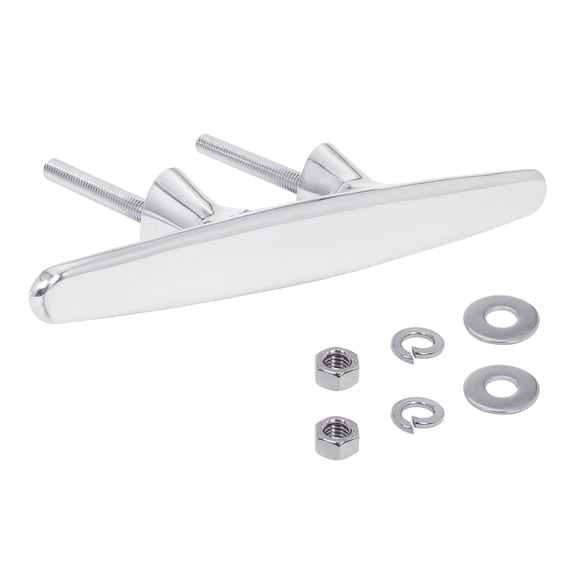 White Water 6056S Marine 316 Stainless Steel Arch Cleat, 8" Length