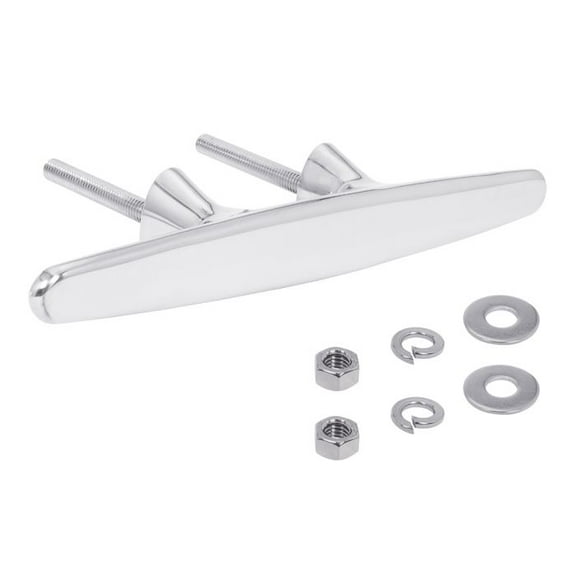 White Water 6057S Marine 316 Stainless Steel Arch Stud Mount Cleat 10"