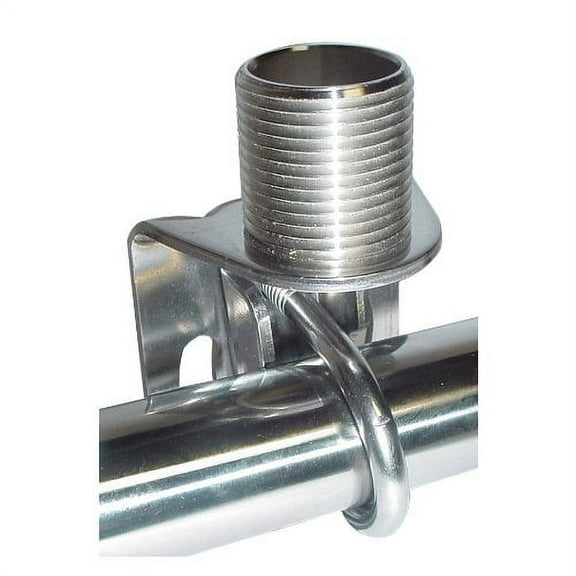 White Water 6526S Stainless Steel Stamped Rail Antenna Mount