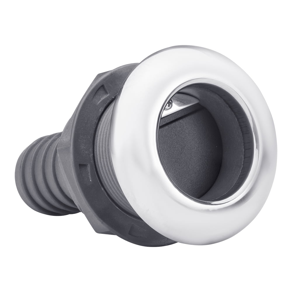 White Water 6656N-SCP Nylon Thru Hull Scupper, 1-1/2" Hose, 2-3/16" Cutout