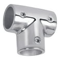 thumbnail image 1 of White Water 6874S Stainless Handrail Tee (90°, 1-1/4” Tube OD), 1 of 2