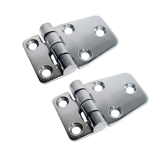 White Water 7722ES Marine Stainless Short Side Door Hinge, Pair