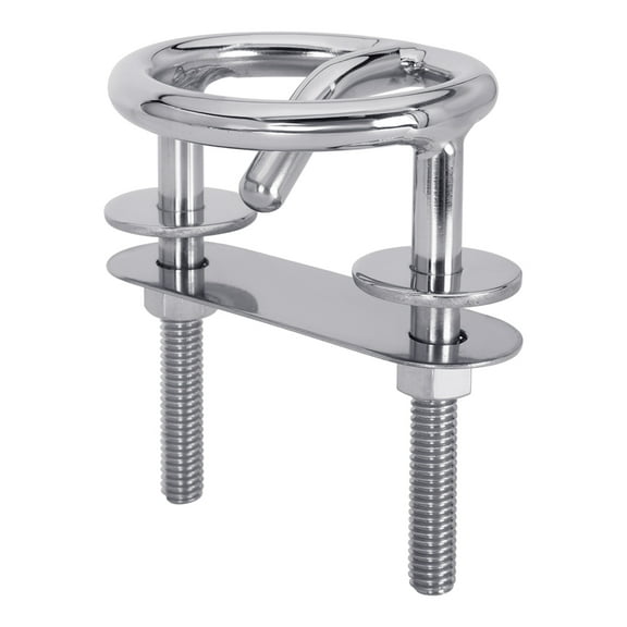 White Water 7768S Marine 304 Stainless Steel Transom Ski Tow, 2-1/2" Diameter, 2" Thread