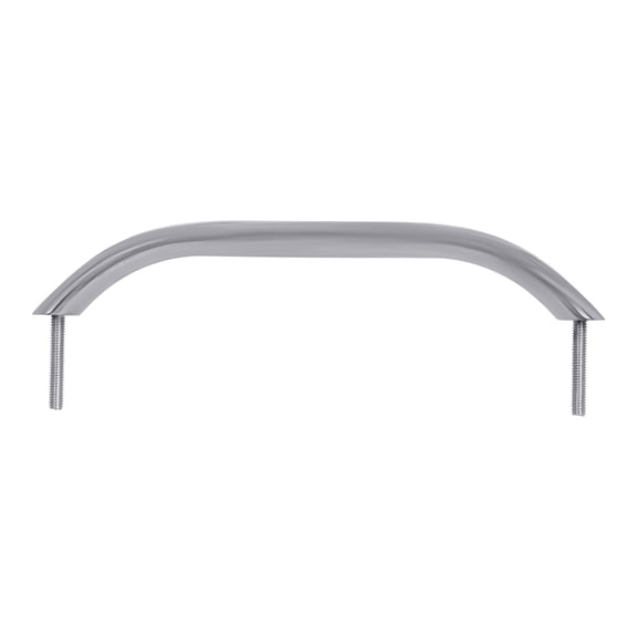 White Water 7868S Marine 304 Stainless Steel Oval Grab Rail with 35 Degree Angle, 6" Length
