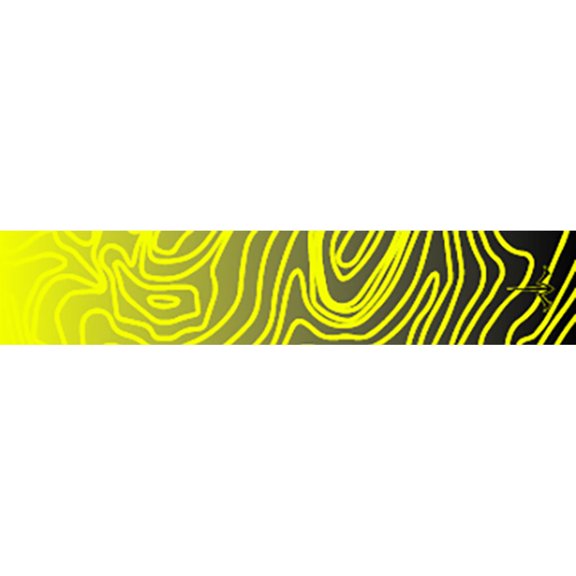 White Water Archery Topo Fade Arrow Wraps, Yellow