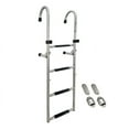 thumbnail image 1 of White Water B00365 Stainless Steel Gunwale-Mounted Removable Ladder 4-Step, 1 of 2