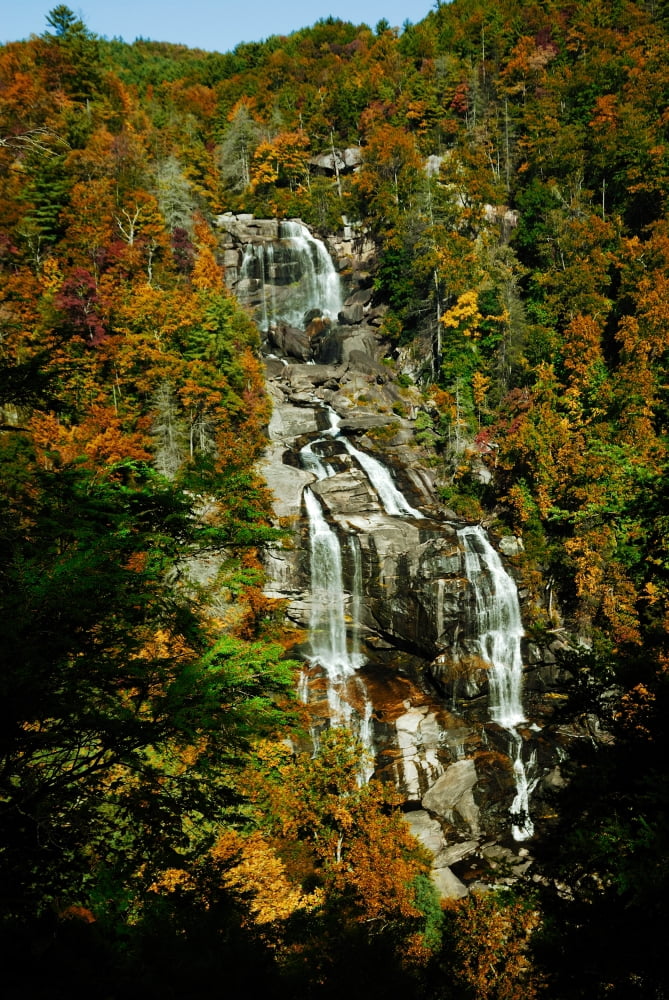 White Water Falls Canvas Art - Jerome Andrews (18 x 26)