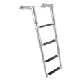 thumbnail image 1 of White Water Marine B00351BBD 304 SS Fold Out Telescoping Over Platform Ladder, 4 Step, 8.25" Link, 1 of 1