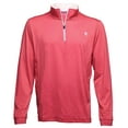 thumbnail image 1 of White Water Monterey 1/4 Zip Cotton Pullover Shirt (Red, Small), 1 of 6